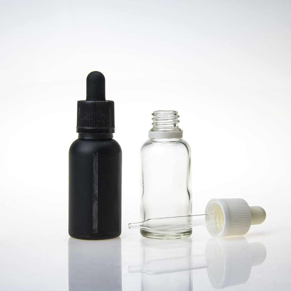 30ml 60ml 100ml clear glass dropper liquid high quality bottle
