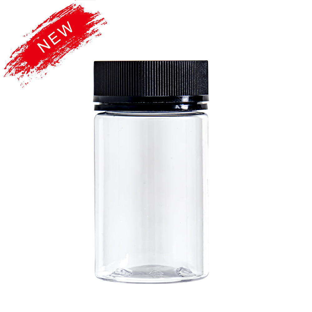 Child Proof Tamper Evident Marijuana Plastic Jar