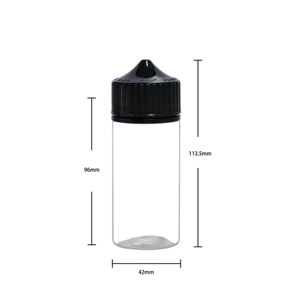 HIDY6M-100ML flip tip plastic dropper E liquid bottle