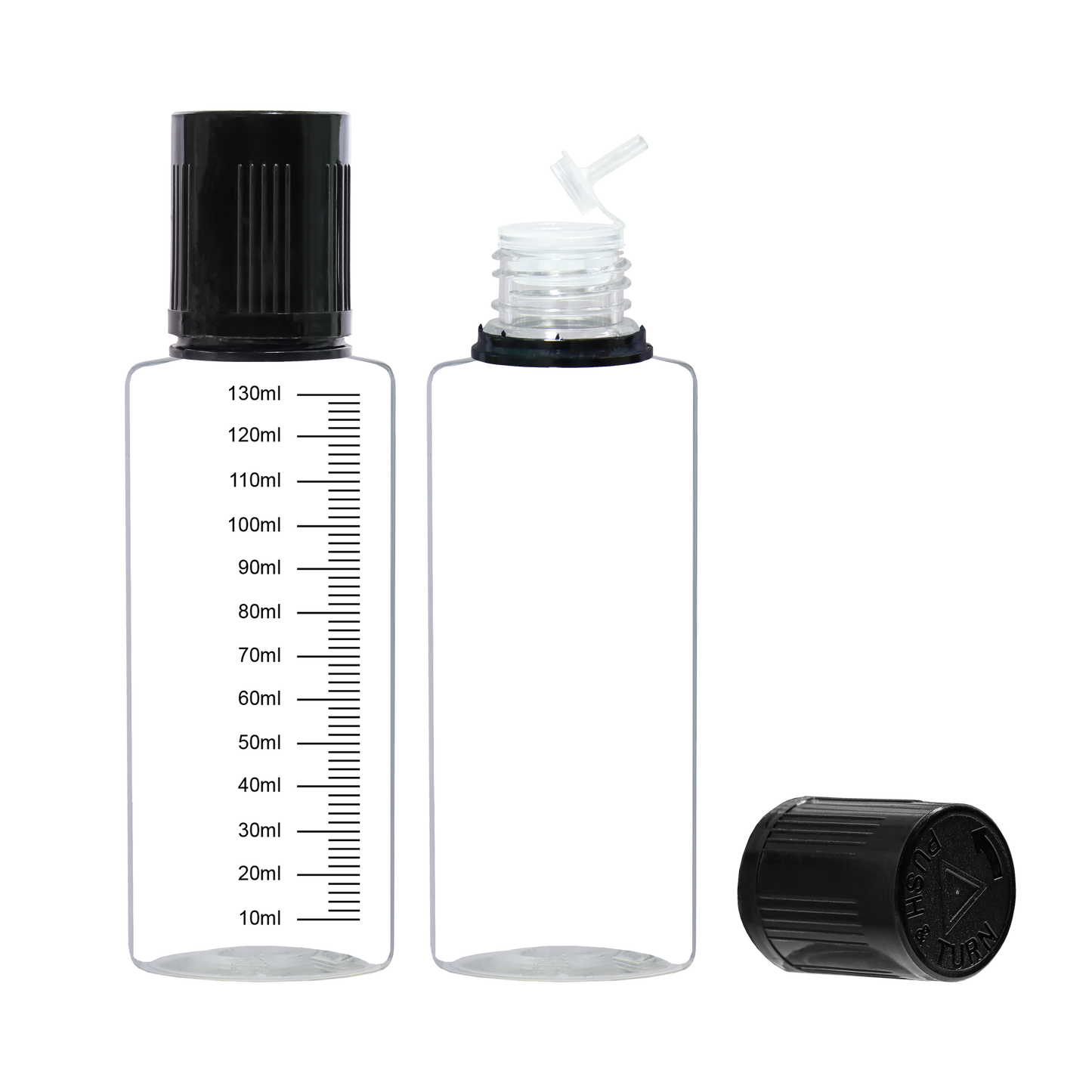 HIDY6F1-140ML new flip tip plastic dropper E liquid bottle