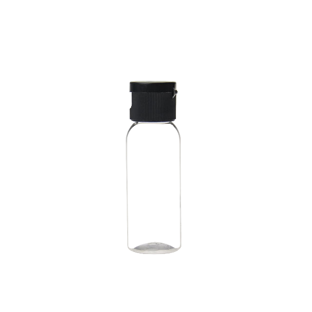 Transparent Plastic PET 30ML Flip Top Cap Bottle