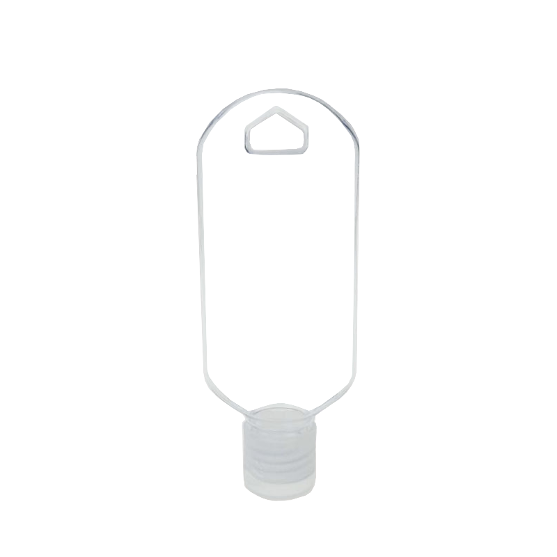 Transparent Plastic PET 50ML Disinfectant Flip Top Cap Bottle