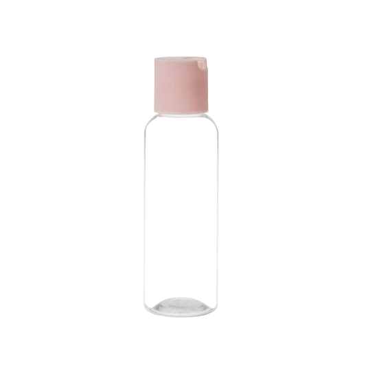 Transparent Plastic 100ML PET Disc Cap Bottle