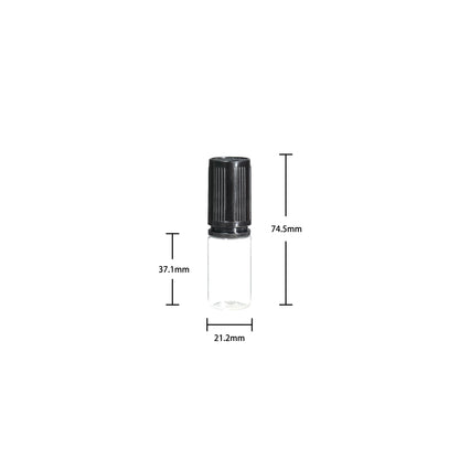 HDV3FS-10ML PET plastic dropper E-liquid E-juice bottle