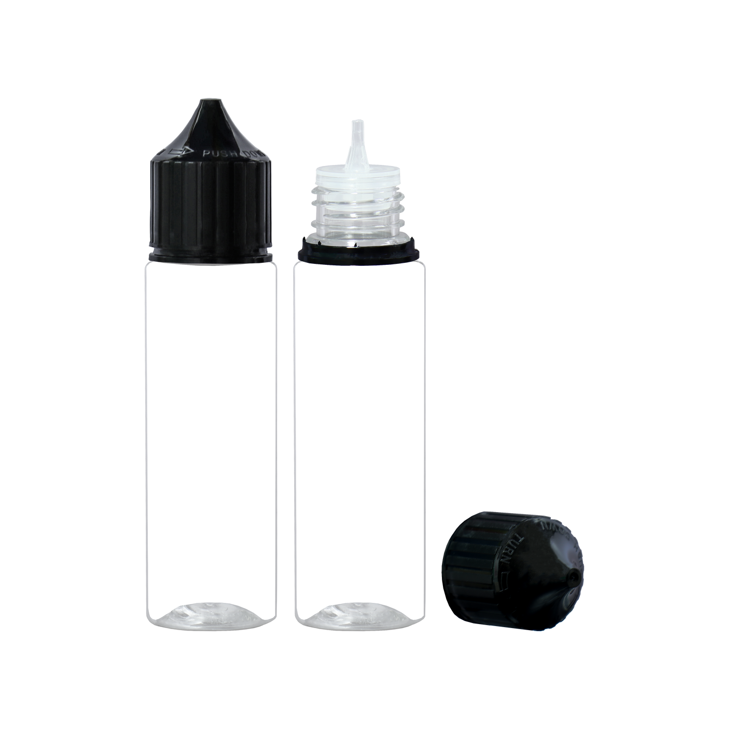 HIDY3-70MLF plastic dropper E-liquid E-juice bottle