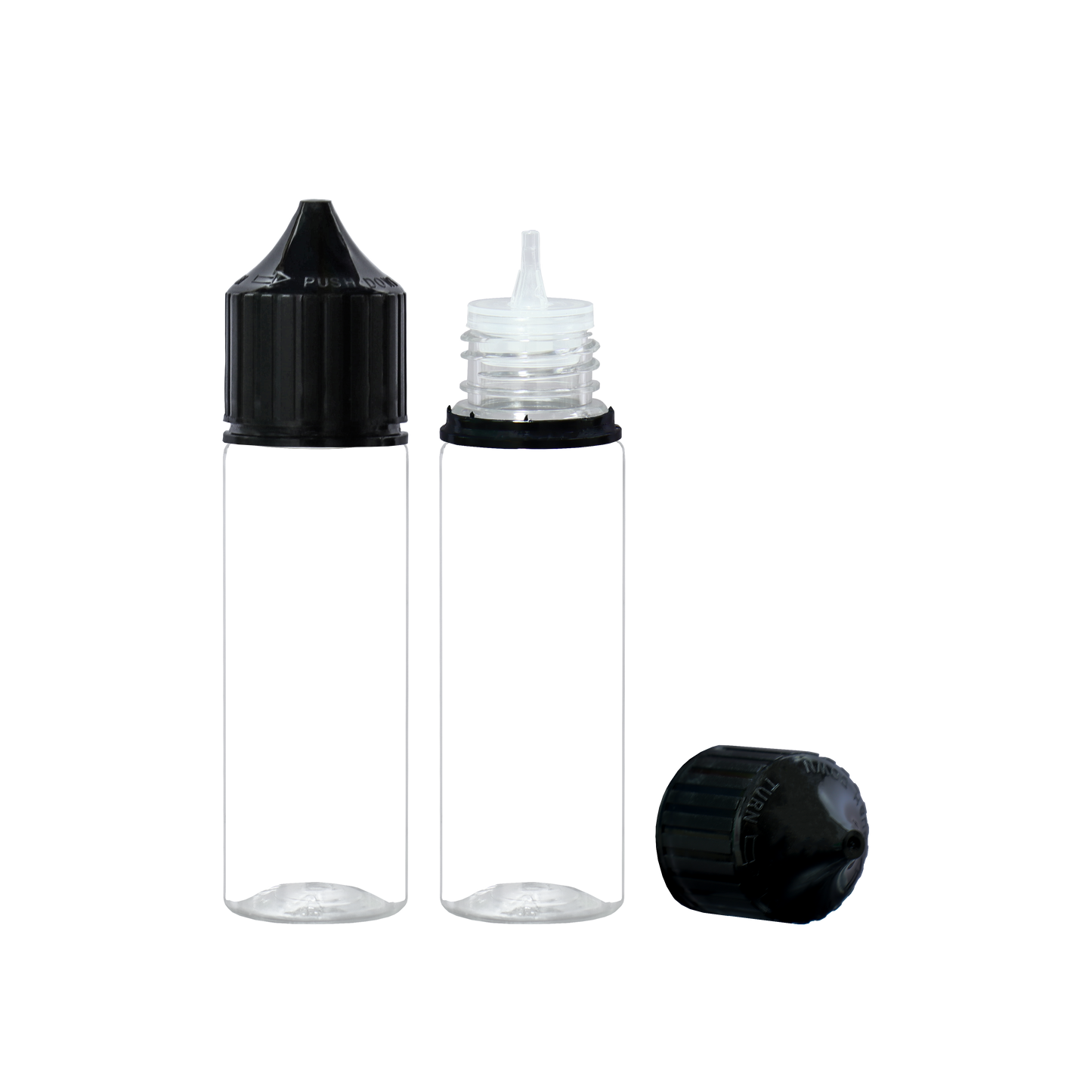 HIDY3-50ML plastic dropper E-liquid E-juice bottle