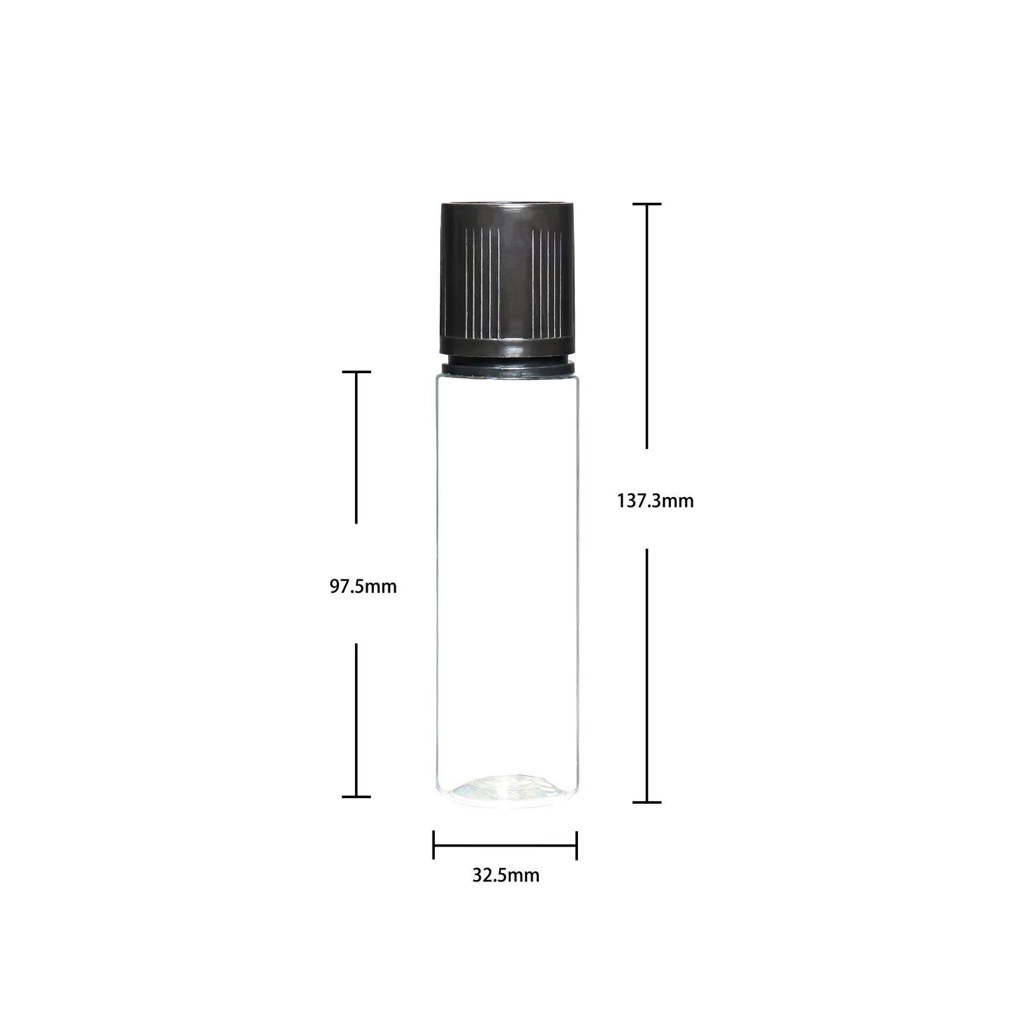 HIDY3F-75ML plastic dropper E-liquid E-juice bottle