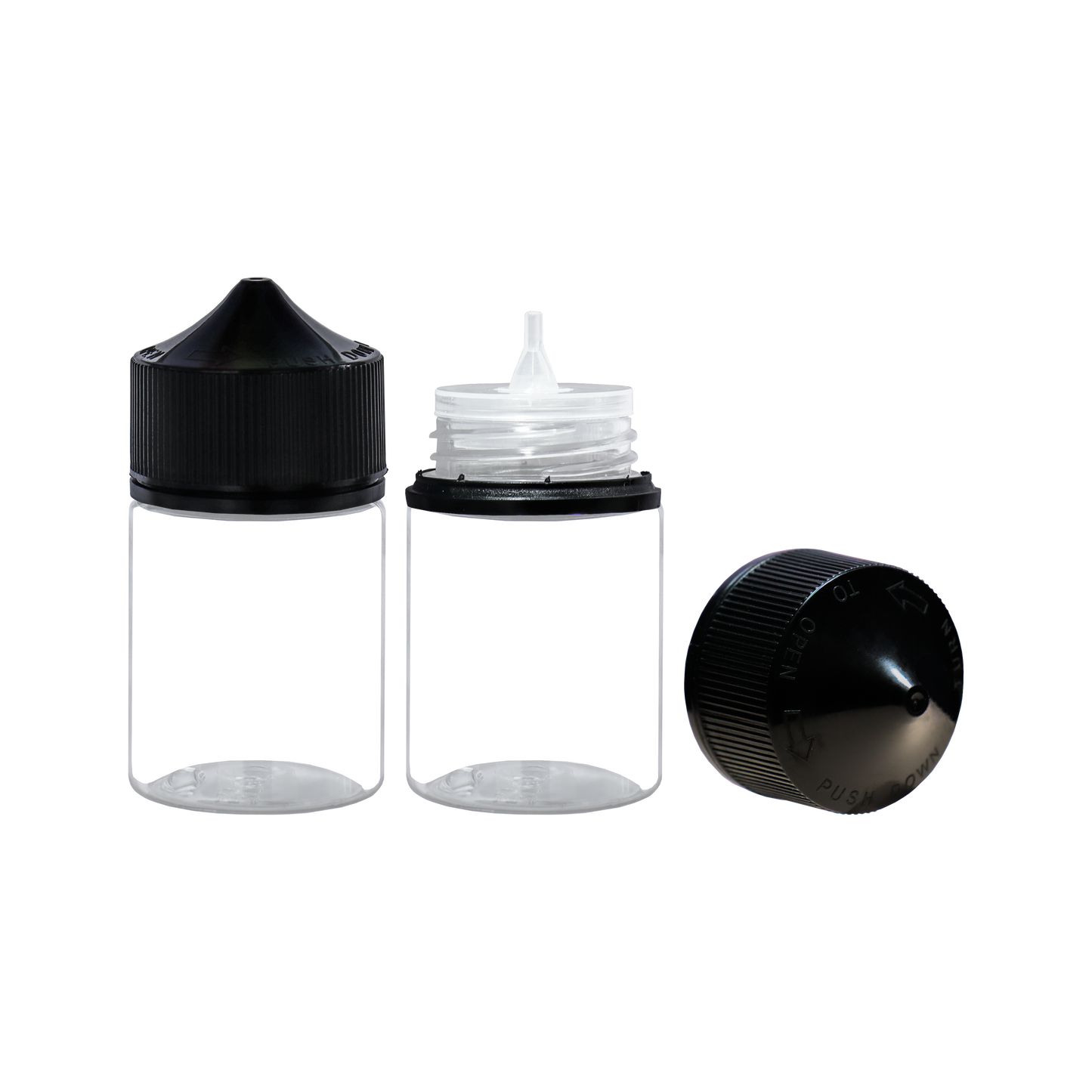 HIDY3M-60ML plastic dropper E-liquid E-juice bottle