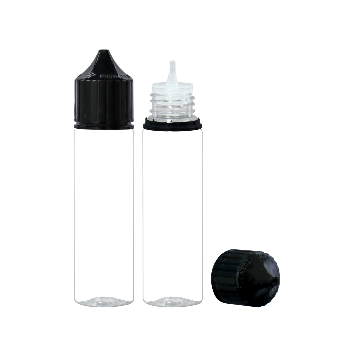 HIDY3-60ML plastic dropper E-liquid E-juice bottle