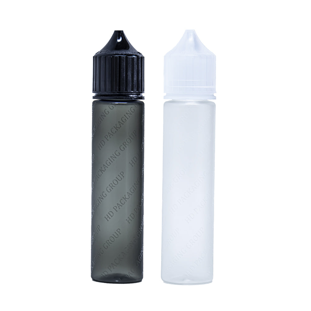 New arrival emboss logo 60ml PET E-liquid bottle