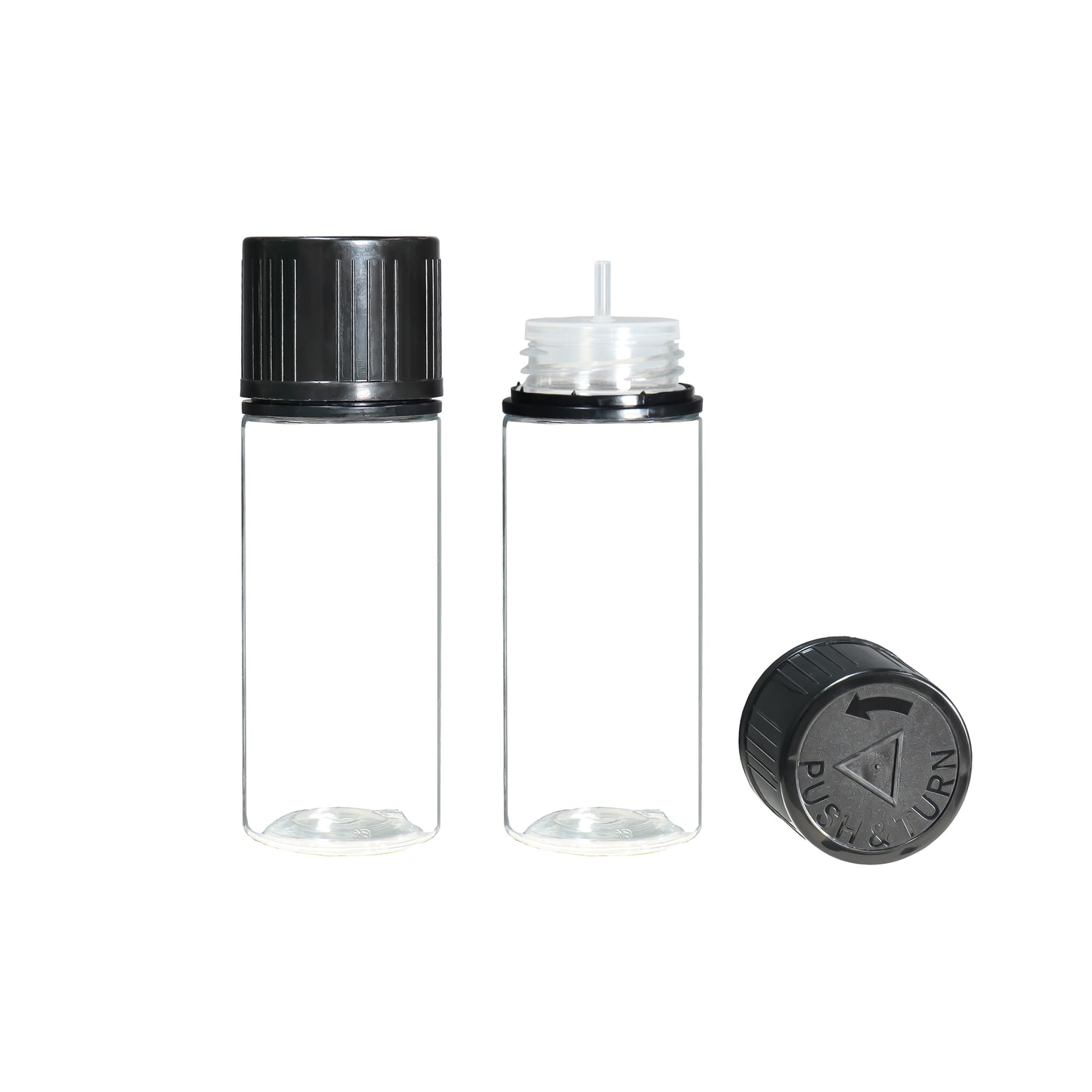 HDV3FM-120ML PET plastic dropper E-liquid E-juice bottle