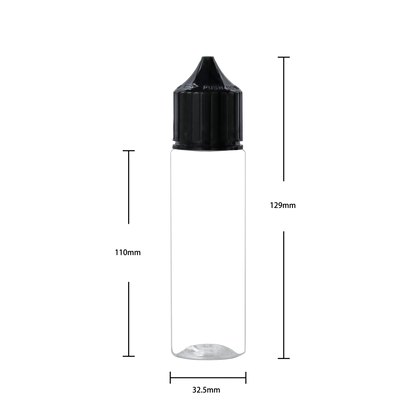 HIDY3-70MLF plastic dropper E-liquid E-juice bottle