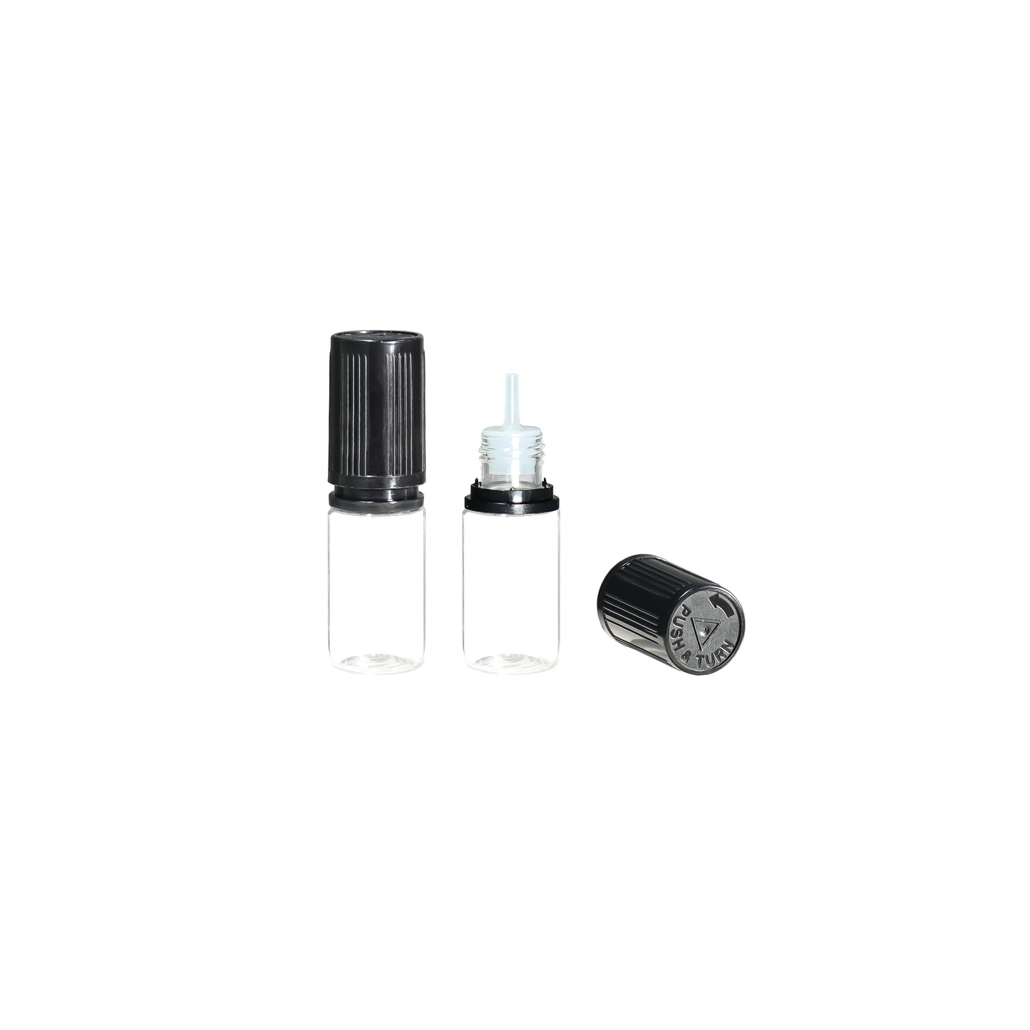 HDV3FS-10ML PET plastic dropper E-liquid E-juice bottle