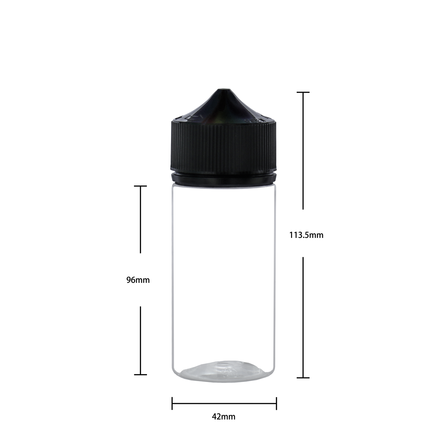 HIDY3M-100ML plastic dropper E-liquid E-juice bottle