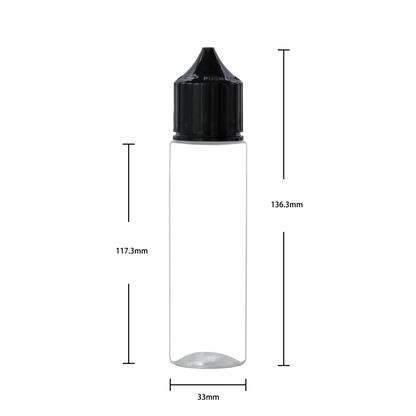 HIDY3-75ML plastic dropper E-liquid E-juice bottle