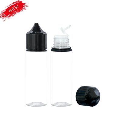 HIDY6-50ML flip tip plastic dropper E liquid bottle