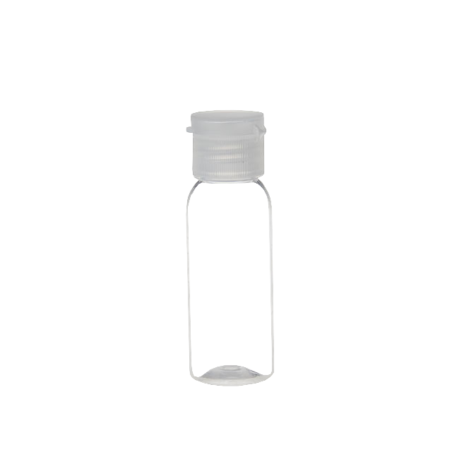 Transparent Plastic PET 30ML Flip Top Cap Bottle