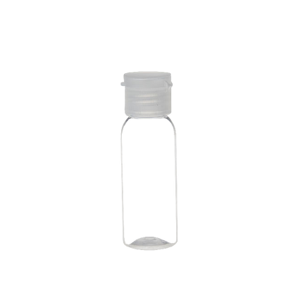 Transparent Plastic PET 30ML Flip Top Cap Bottle