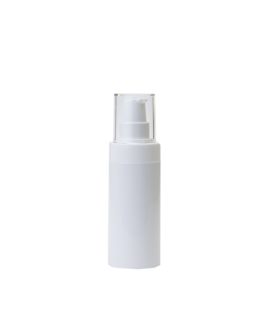 White PET Plastic 60ml Cosmetic Lotion Bottle