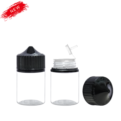 HIDY6M-60ML flip tip plastic dropper E liquid bottle