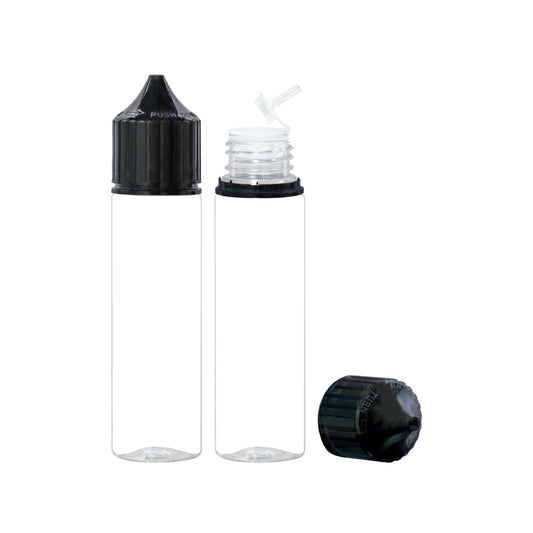 noir transparent 30ml 60ml 100ml 120ml flacon compte-gouttes en plastique E liquide