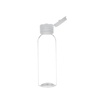 Transparent Plastic PET 60ML Flip Top Cap Bottle