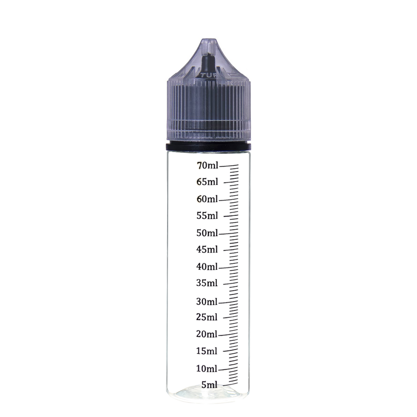 HDV3-75ML Screen Printing PET plastic dropper E-liquid E-juice bottle