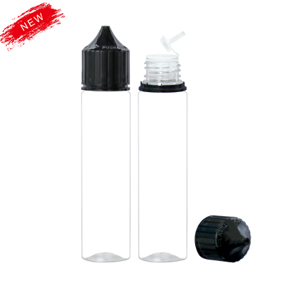 HIDY6-70ML flip tip plastic dropper E liquid bottle