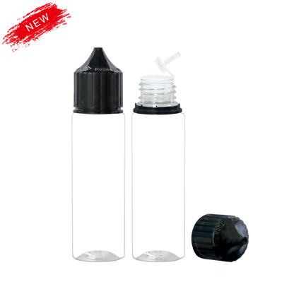 HIDY6-75ML flip tip plastic dropper E liquid bottle