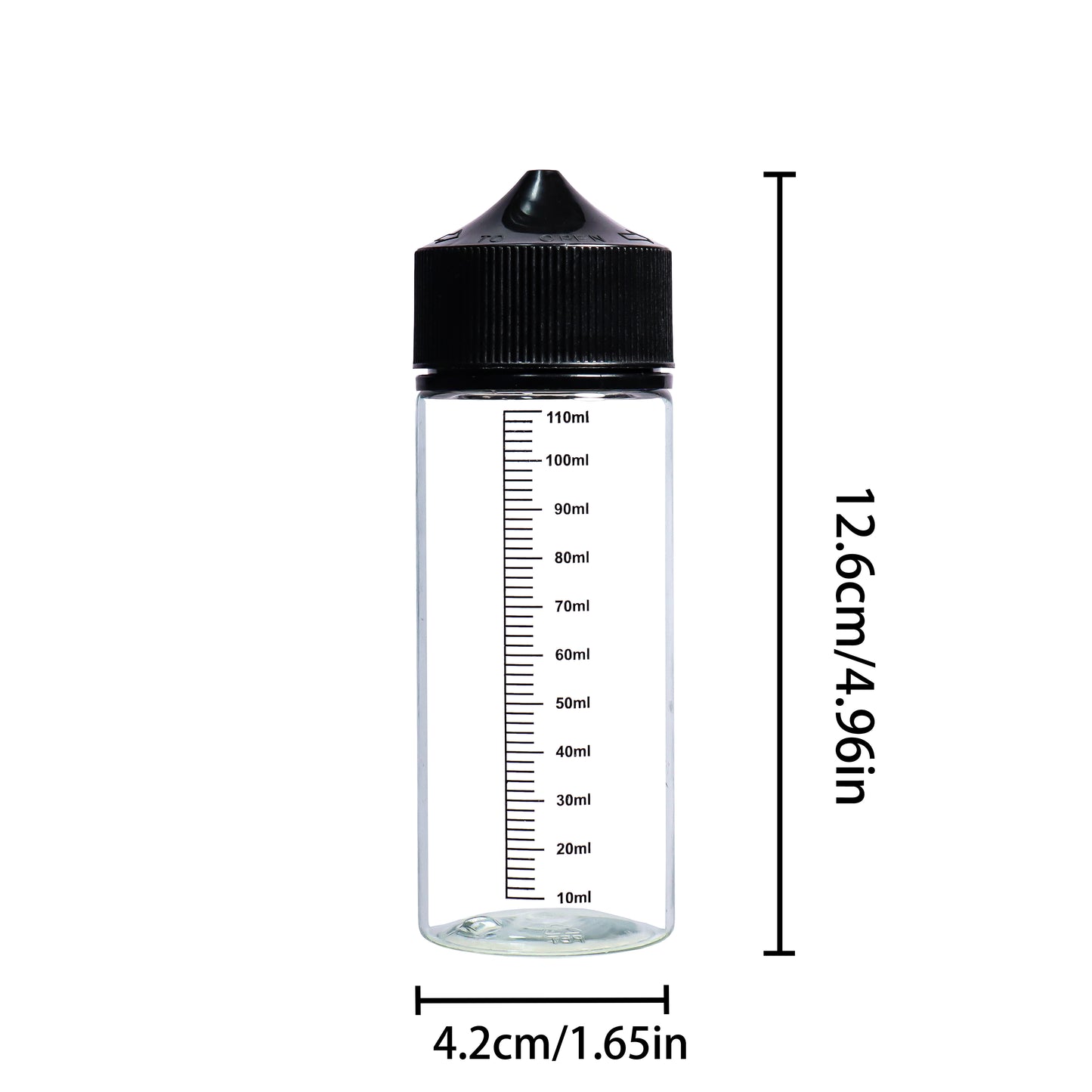 HDV3M-120ML Screen Printing PET plastic dropper E-liquid E-juice bottle