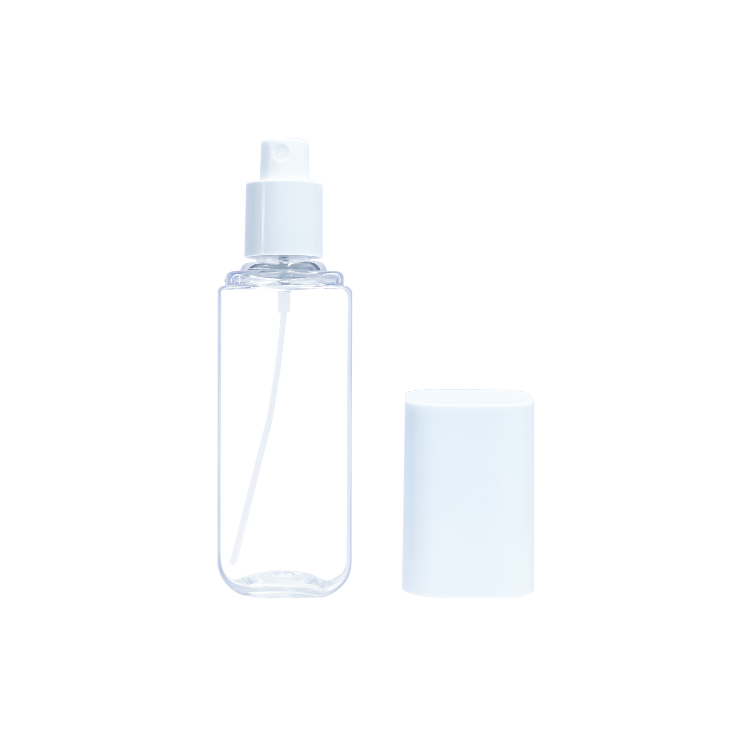 Plastic PET Rectangle Bottle PP Spray Cap