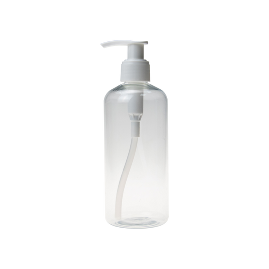 Transparent Plastic PET 300ML Pump Bottle