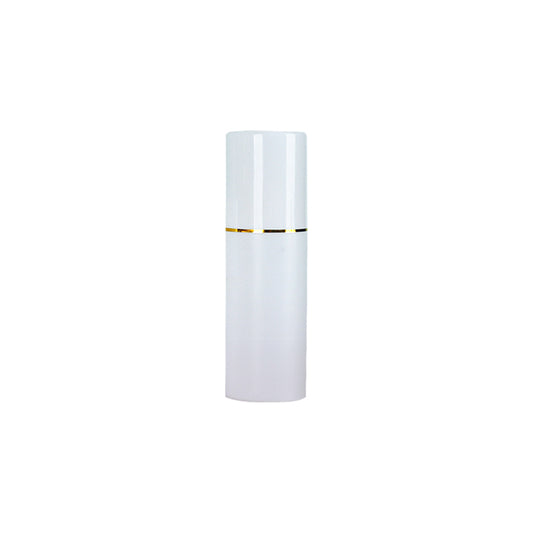 100ml Big Cap Gold Rim Fine Mist Spray PE Plastic Cosmetic Moisture White Bottle