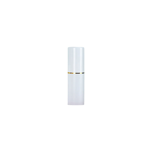 30ml Big Cap Gold Rim Fine Mist Spray PE Plastic Cosmetic Moisture White Bottle