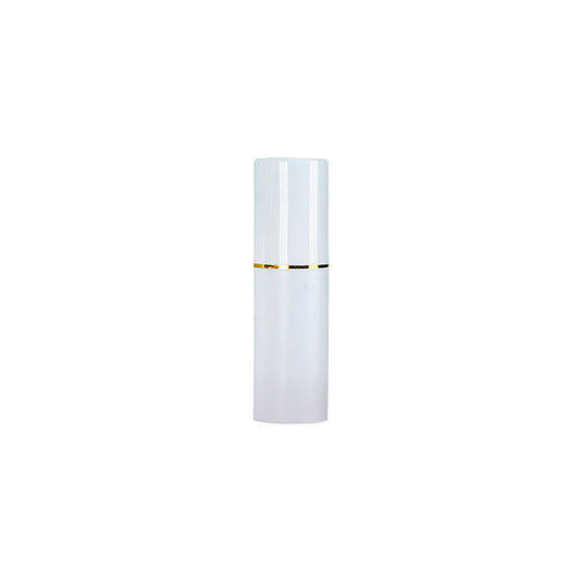 50ml Big Cap Gold Rim Fine Mist Spray PE Plastic Cosmetic Moisture White Bottle