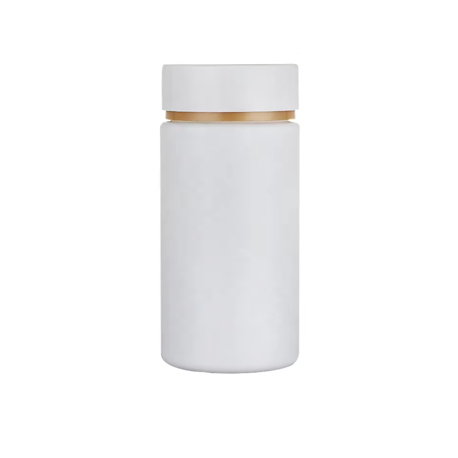 150ML PET Plastic Vitamin Pill Bottles with Cap Lip