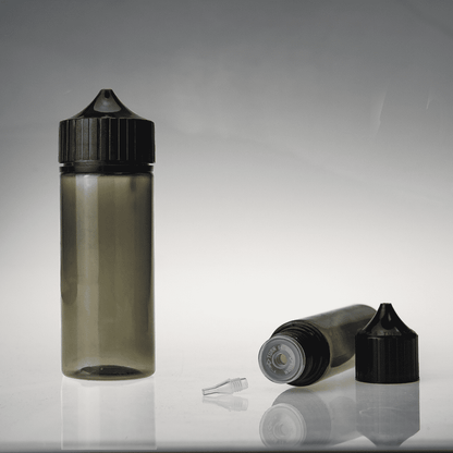 noir transparent 30ml 60ml 100ml 120ml flacon compte-gouttes en plastique E liquide