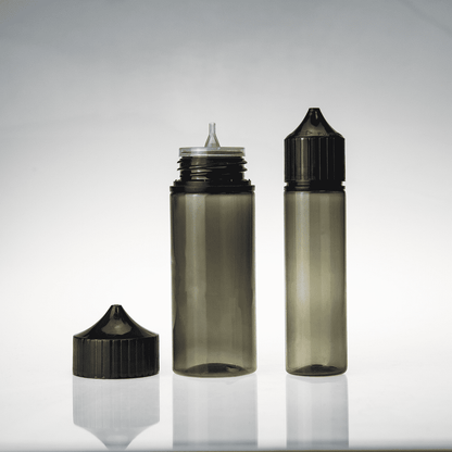 transparent black 30ml 60ml 100ml 120ml plastic dropper E liquid bottle