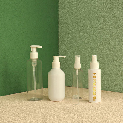 alcohol 30ml 50ml 100ml plastic pet mist frosted white color spray plastic 100ml cosmetic bottle